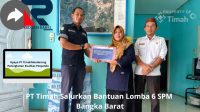 PT Timah Salurkan Bantuan Lomba 6 SPM Bangka Barat