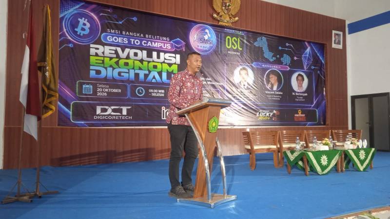 Mewakili Rektor Unmuh Babel, Kepala Biro Akademik dan Kemahasiswaan, Dedy Putranto